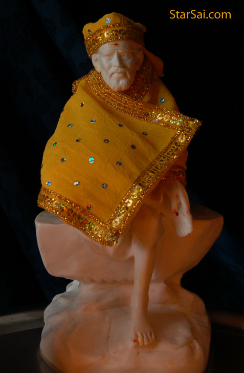 Beautiful Shirdi Saibaba statue which i worship everyday 