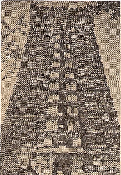 Srivilliputtur andal temple gopuram