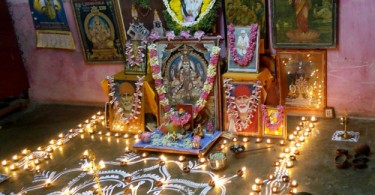 Saibaba lamps pooja