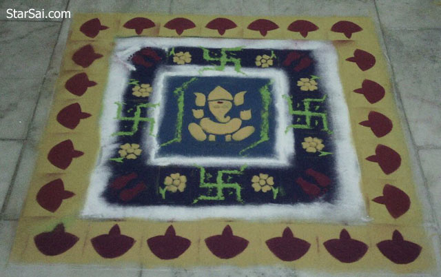 Ganesha Rangoli