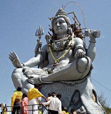 Shiva statue, Shimoga