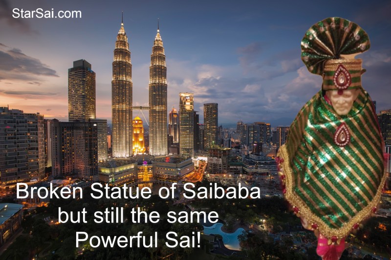 Saibaba Statue in Malaysia