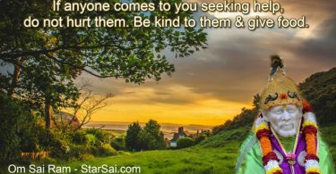 Shirdi Saibaba Give food