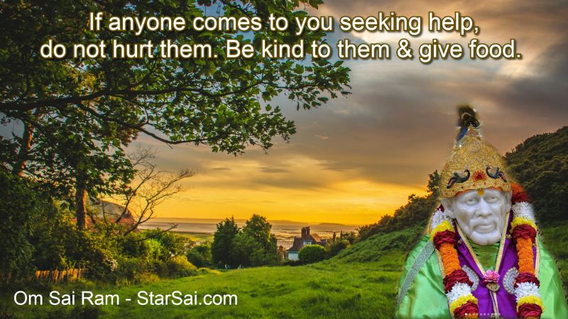 Shirdi Saibaba Give food