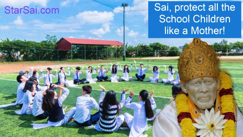Shirdi Saibaba Protects School Children