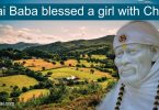 Saibaba blessed girl with child