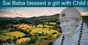 Saibaba blessed girl with child