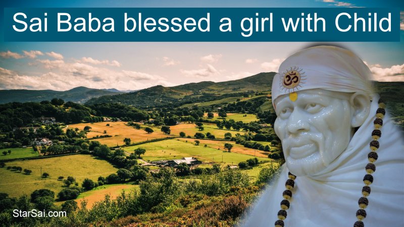 Saibaba blessed girl with child