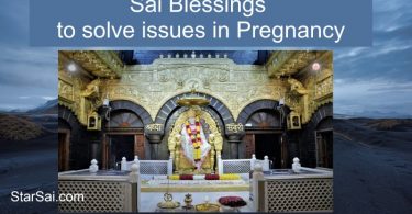 Saibaba blessings to solve issues in Pregnancy
