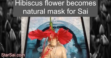 Shirdi Sai Baba with natural mask