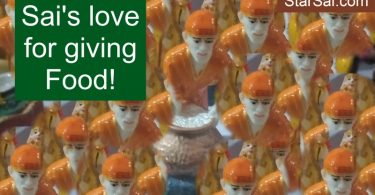 Saibaba cooking food