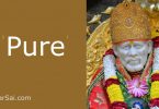 Shirdi Saibaba Purity of thoughts