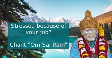 Stressed Job Saibaba help