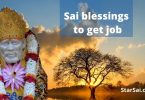 Shirdi Saibaba blessings to get job