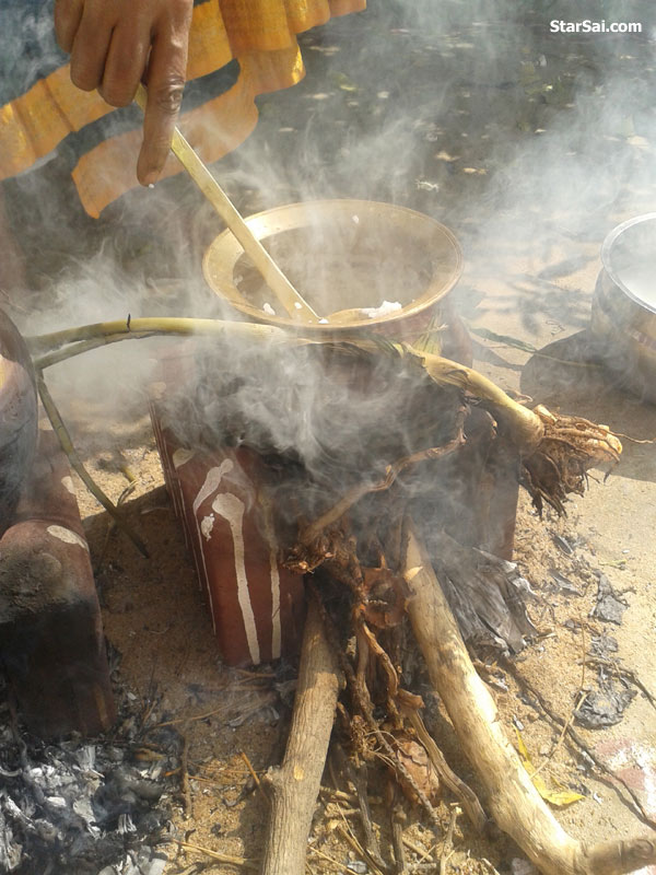 amma cooking pongal