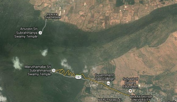 anuvavi marudhamalai murugan temple