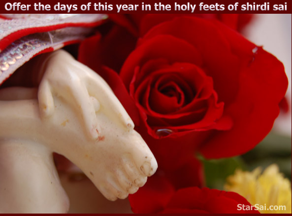 Offer your body mind and soul in the holy padhukas of shirdi saibaba
