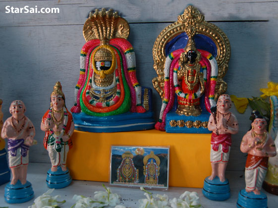 Thiruvannamalai Thiruvannamalai Arunachaleswarar statue kept during navratri festival